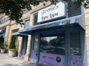 Freshly baked pandesal rolls, colorful ube pastries, and savory breakfast sandwiches greet customers at Gwenie’s and Lapu Lapu’s new Pentagon City location.